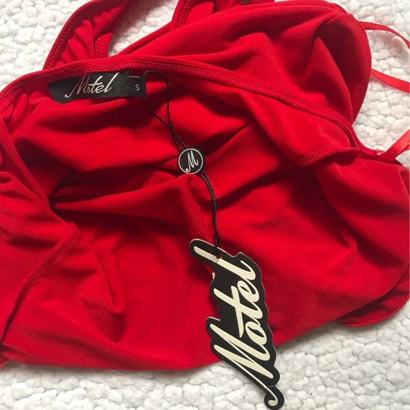 Red body suit ❤️NWT - Picture 3 of 4